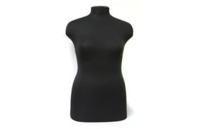 манекен женский р48 (96-77,2-104) твёрдый цв чёрный ост купить по цене 4650 руб - в интернет-магазине Веллтекс | Липецк
