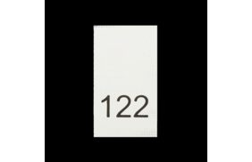р122пб 122 - размерник - белый (уп.200 шт) купить по цене 78 руб - в интернет-магазине Веллтекс | Липецк
