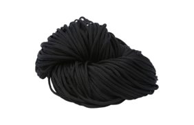 шнур для одежды круглый цв черный 5мм (уп 100м) 5-02 купить по 1.95 для тактического снаряжения в Липецке 