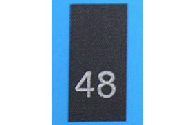 р048пч 48 - размерник - черный (уп.200 шт) купить по цене 120 руб - в интернет-магазине Веллтекс | Липецк
