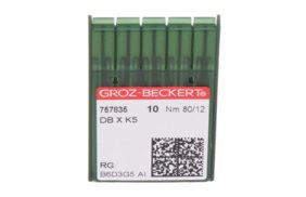 иглы groz-beckert dbxk5 №80 (уп.10шт.) купить по цене 153 руб - в интернет-магазине Веллтекс | Липецк
