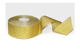 лента металлизированная 50мм (рулон 36 ярдов) золото купить по 409.86 - в интернет - магазине Веллтекс | Липецк
.