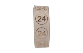 р024кп 24 - размерник - золото на самоклейке (уп.200 шт) купить по цене 175.83 руб - в интернет-магазине Веллтекс | Липецк
