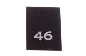 р046пч 46 - размерник - черный (уп.200 шт) купить по цене 120 руб - в интернет-магазине Веллтекс | Липецк
