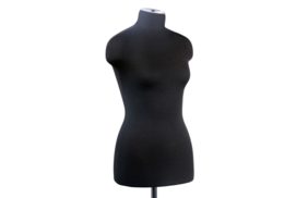 манекен женский р50 (100-79-106) мягкий цв чёрный купить по цене 9266 руб - в интернет-магазине Веллтекс | Липецк
